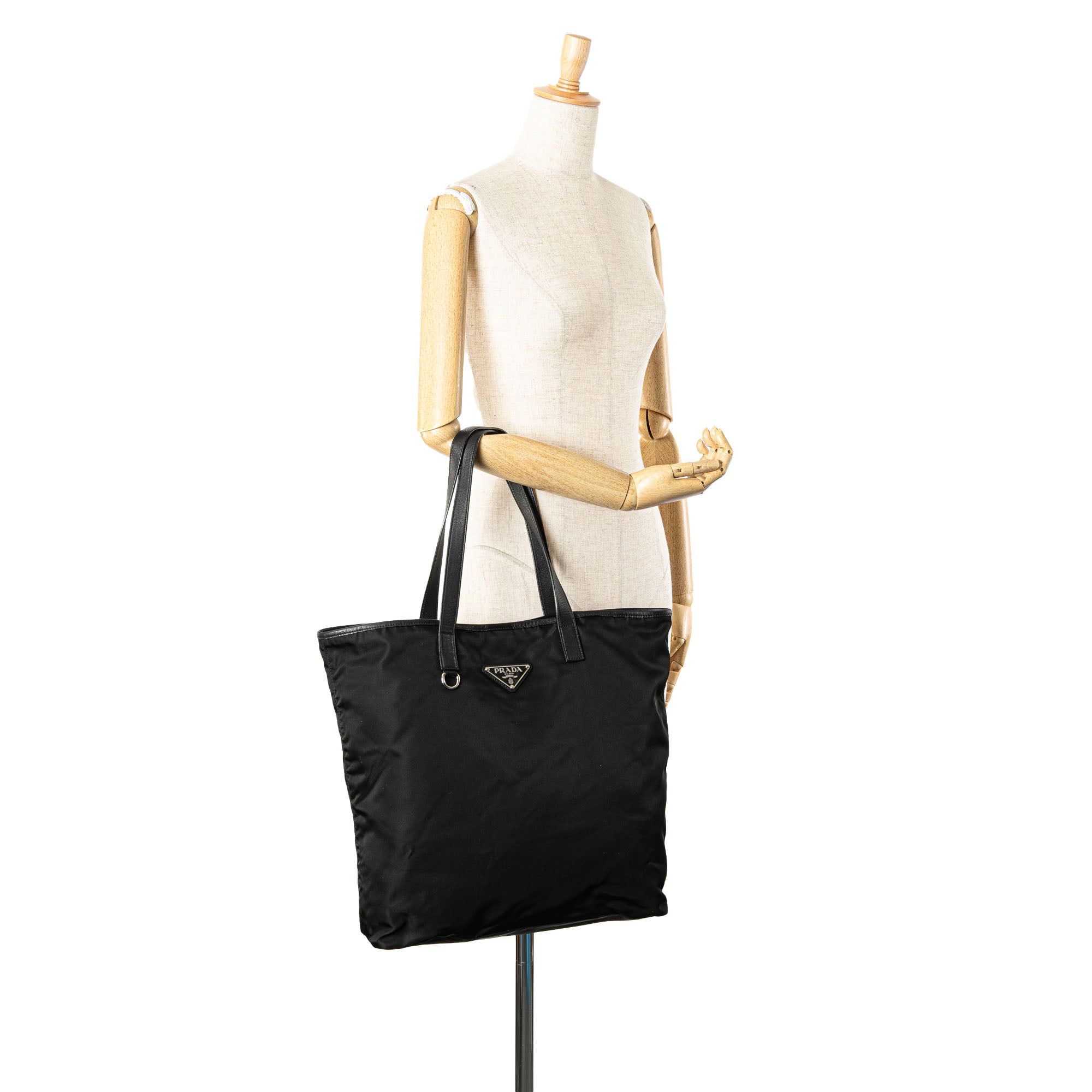 Prada | Pre-Owned Tessuto Tote | Black