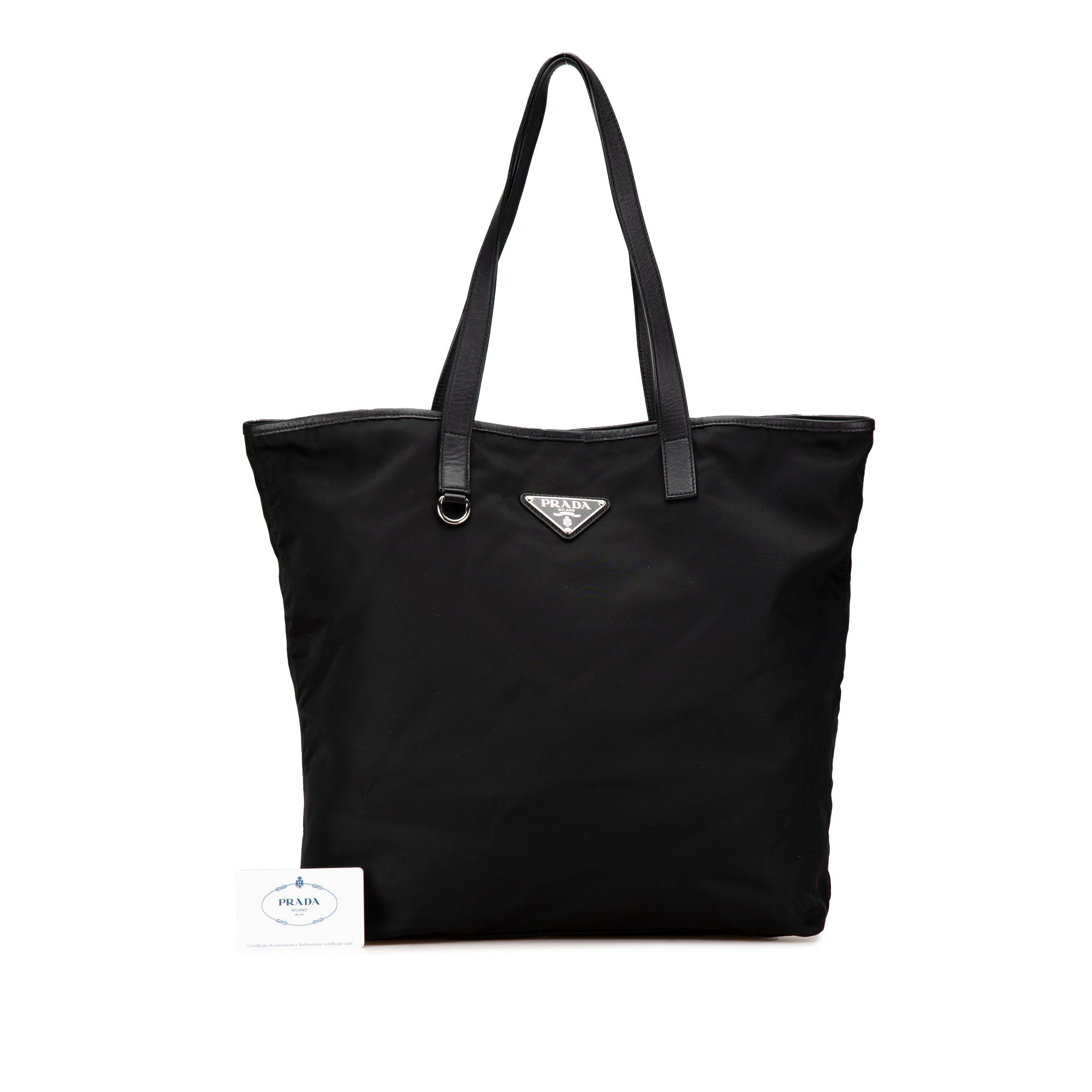 Prada | Pre-Owned Tessuto Tote | Black
