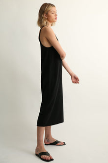 U Neck Knit Dress - Almina Concept