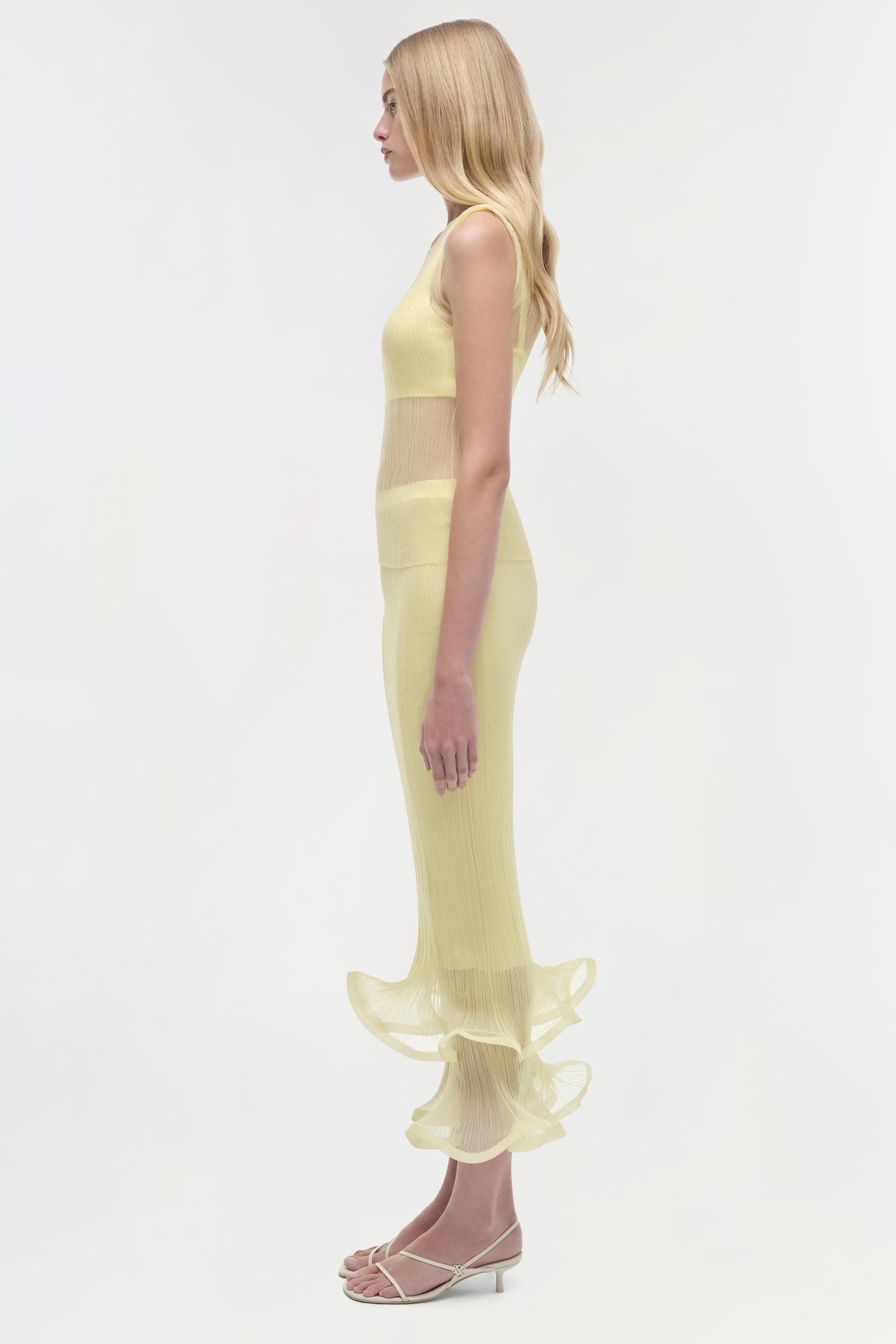 Womens | Oakley Plisse Tank | Buttercream