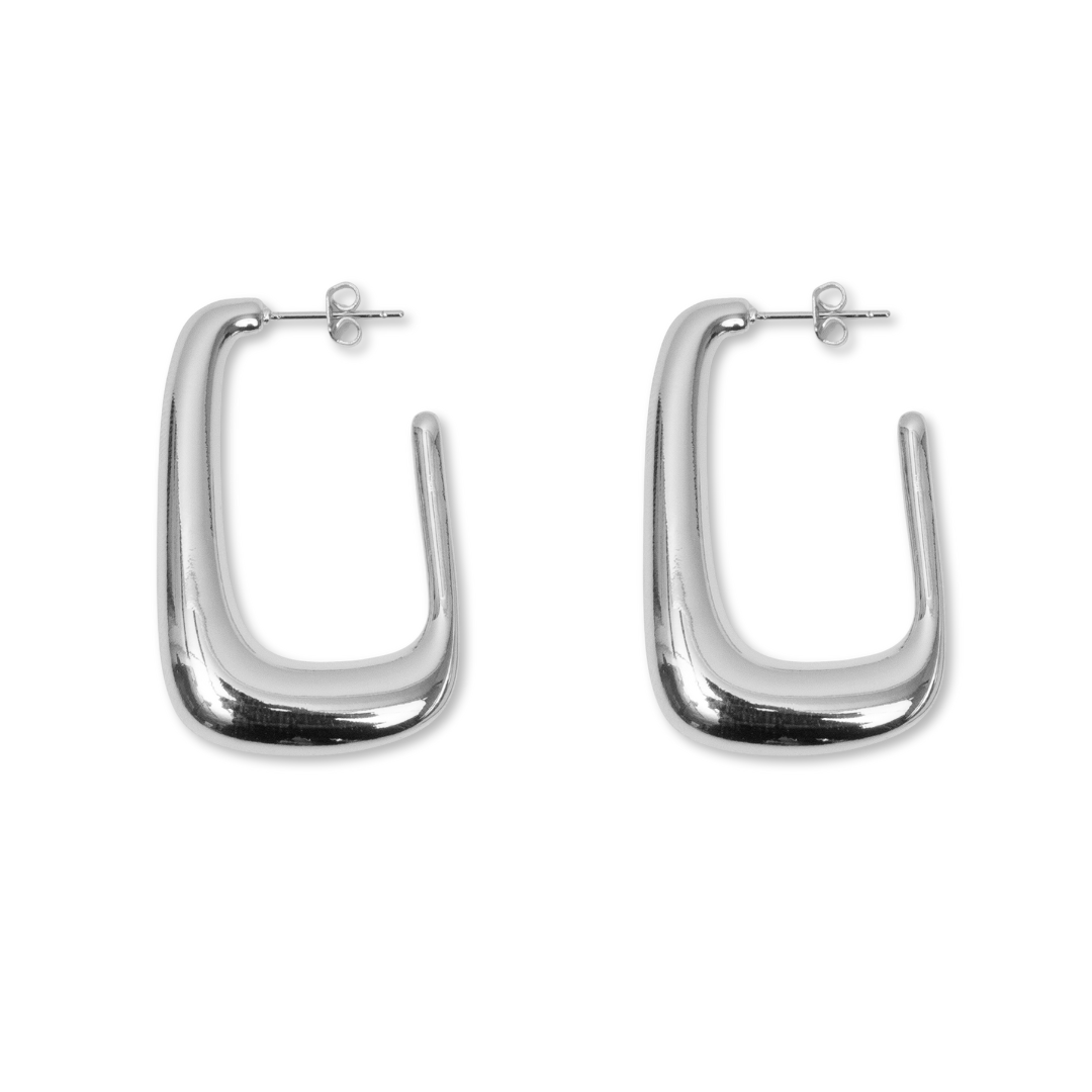 Portia Earring Medium | Silver