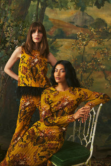 Pepper Dress | Dusty Gold Fleur