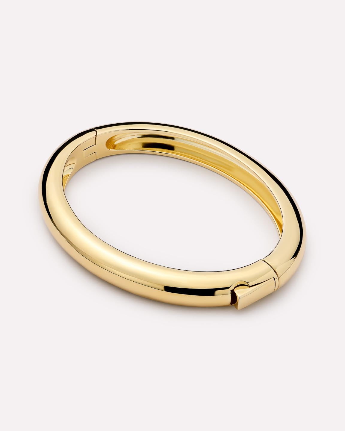 Tia Bangle Bracelet | 14K Gold on Brass