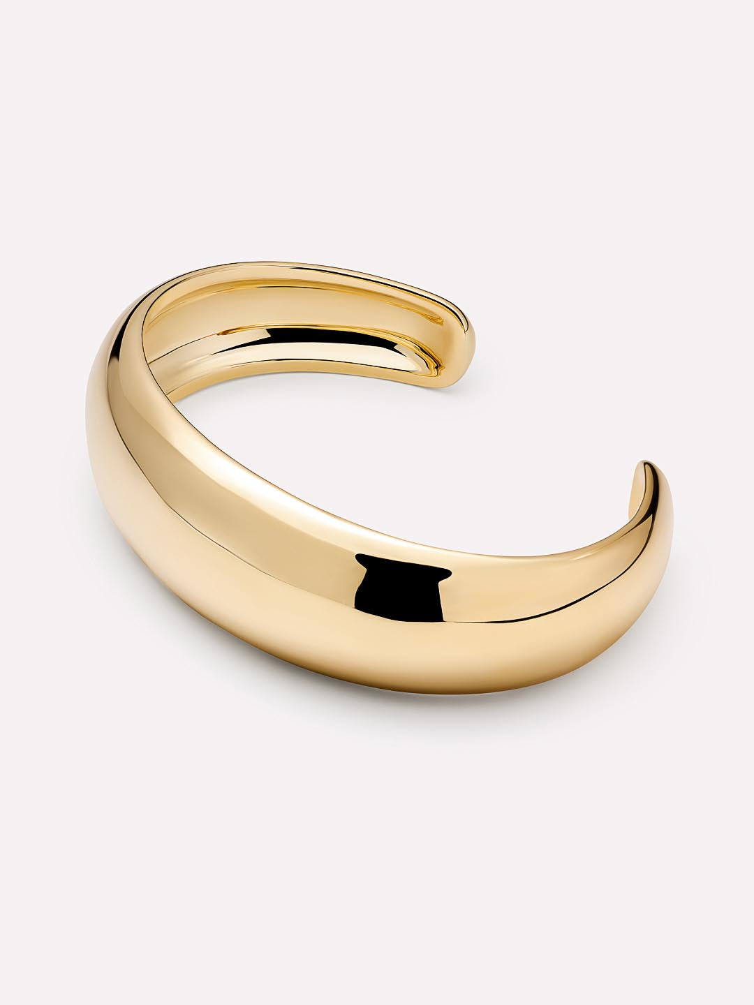 Jalyn Cuff Bracelet | 14K Gold on Brass