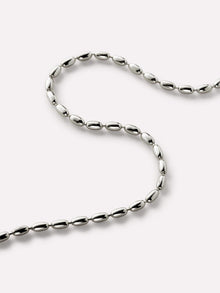 Ball Chain Necklace - Capri Silver | Rhodium on Brass