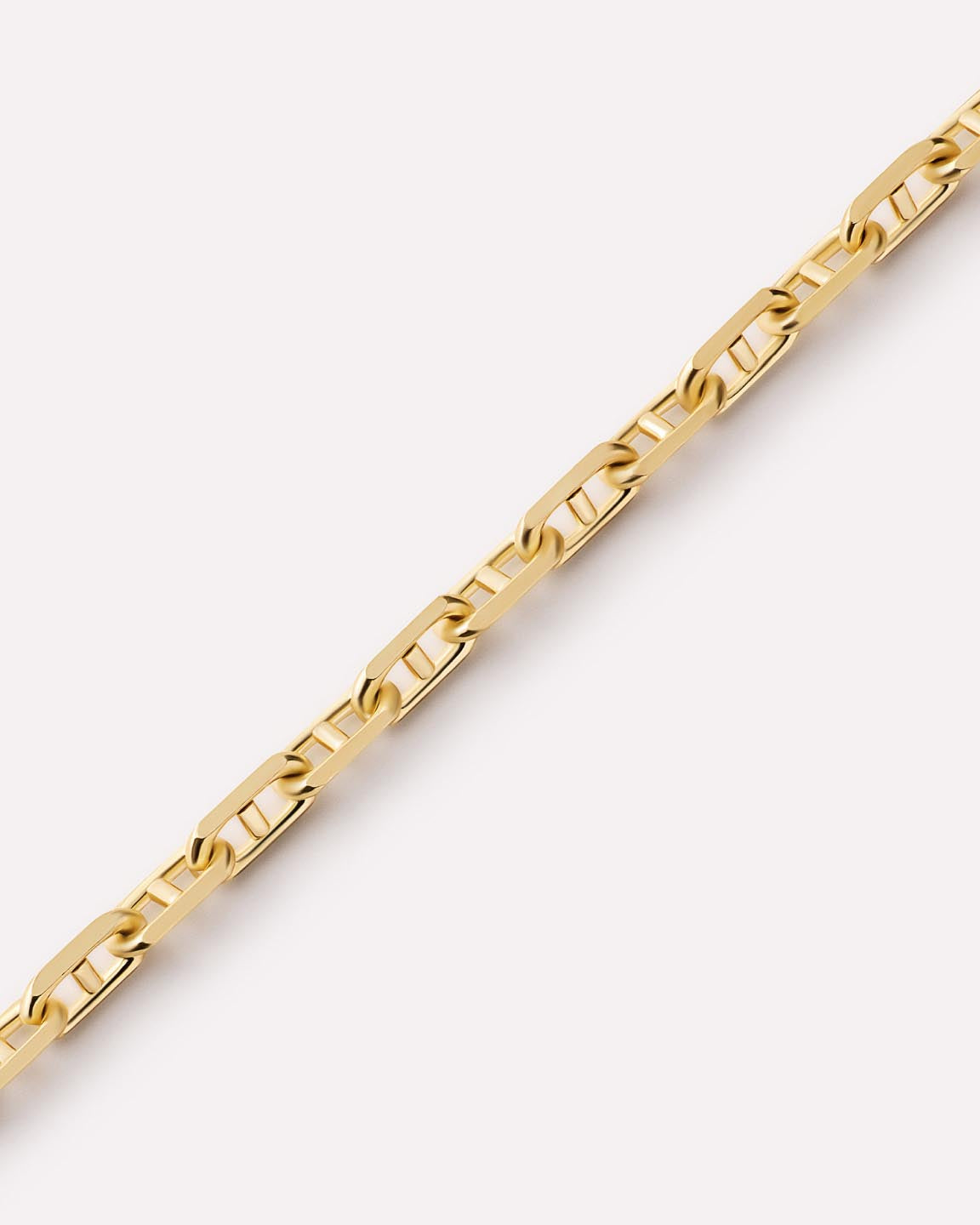 Mini Anchor Chain Bracelet | 10K Solid Gold