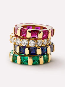 Emerald Zeno Charm | 10K Solid Gold | Emerald