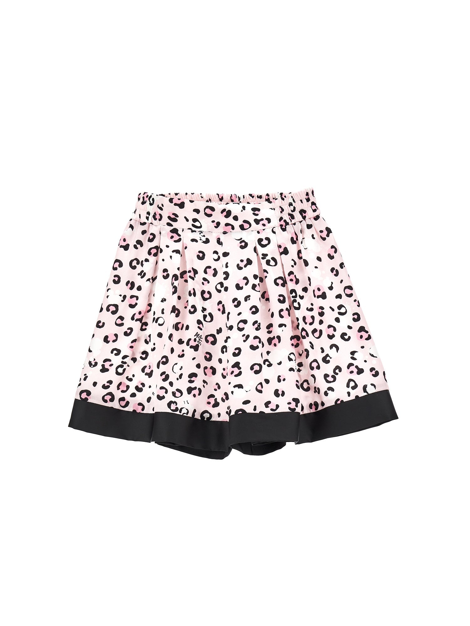 Girls | Printed Viscose Bermuda Shorts | FairyTale Pink/Black