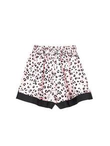Girls | Printed Viscose Bermuda Shorts | FairyTale Pink/Black