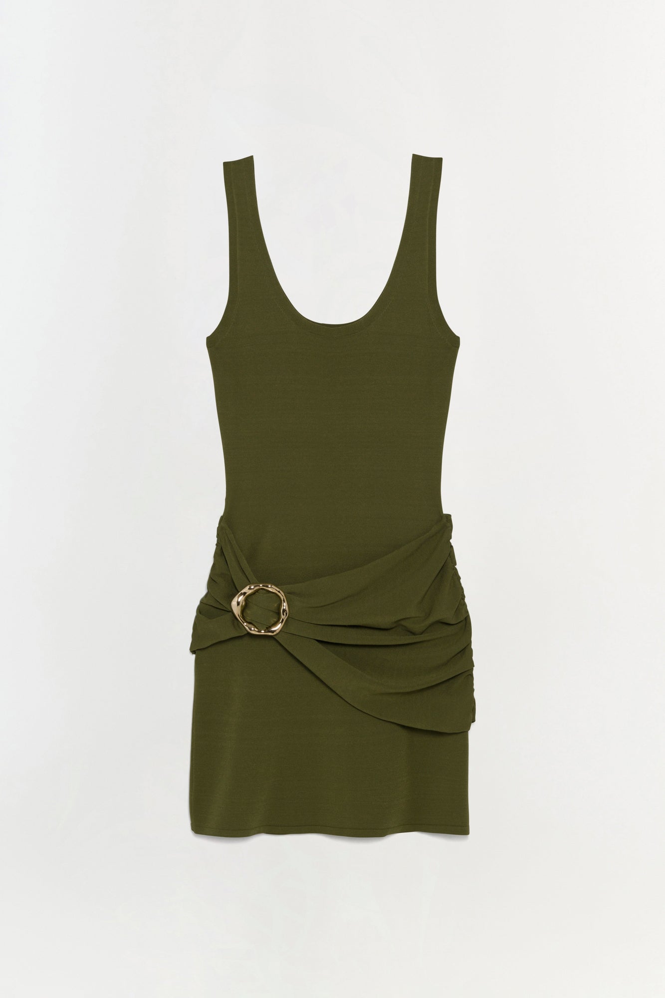 Womens | Alivia Knit Mini Dress | Olive