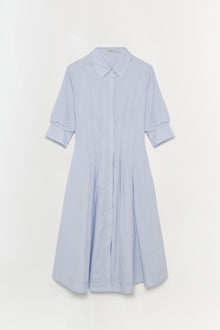 Womens | Jazz Cotton Midi Dress | French Blue