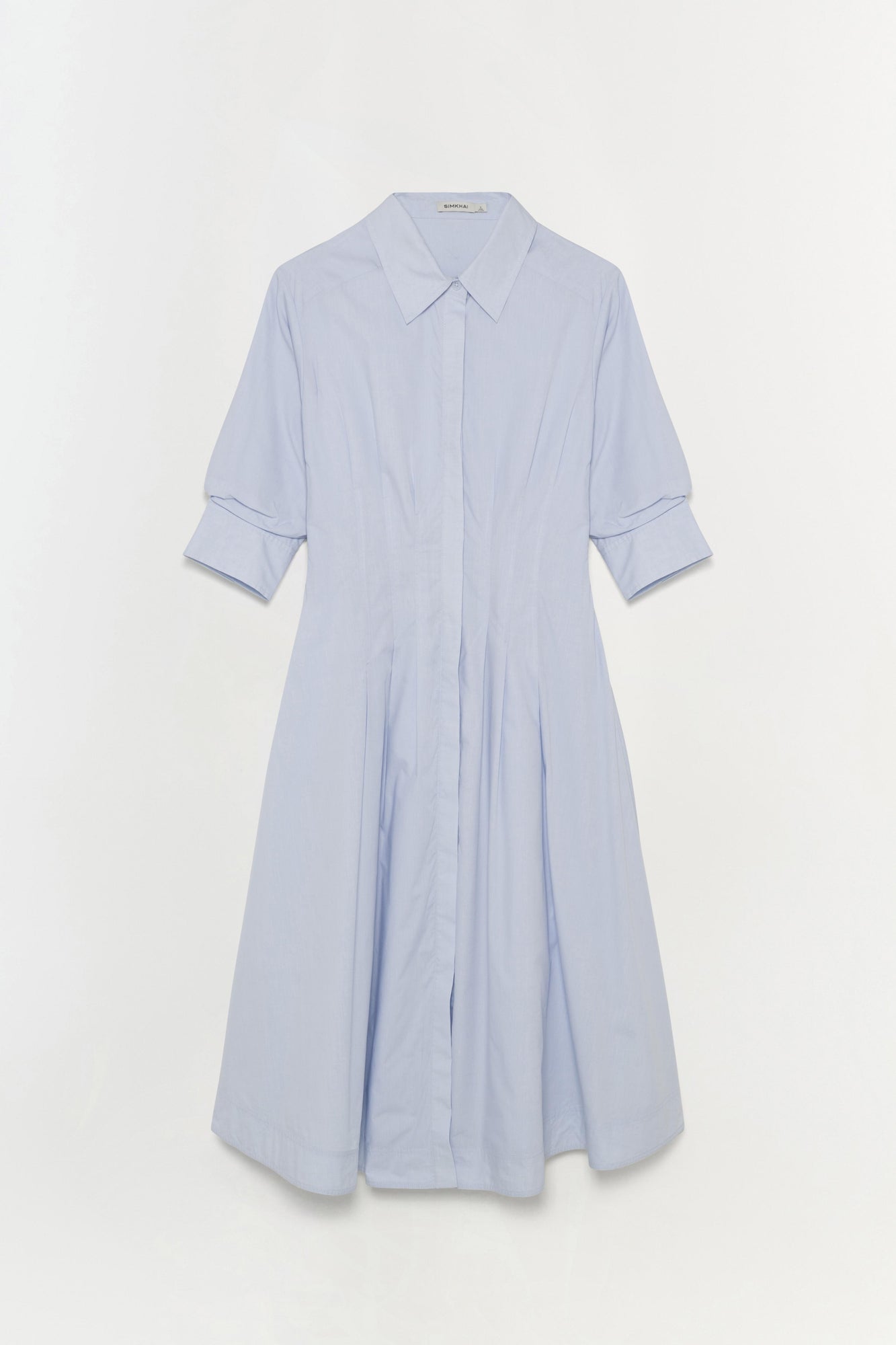 Womens | Jazz Cotton Midi Dress | French Blue