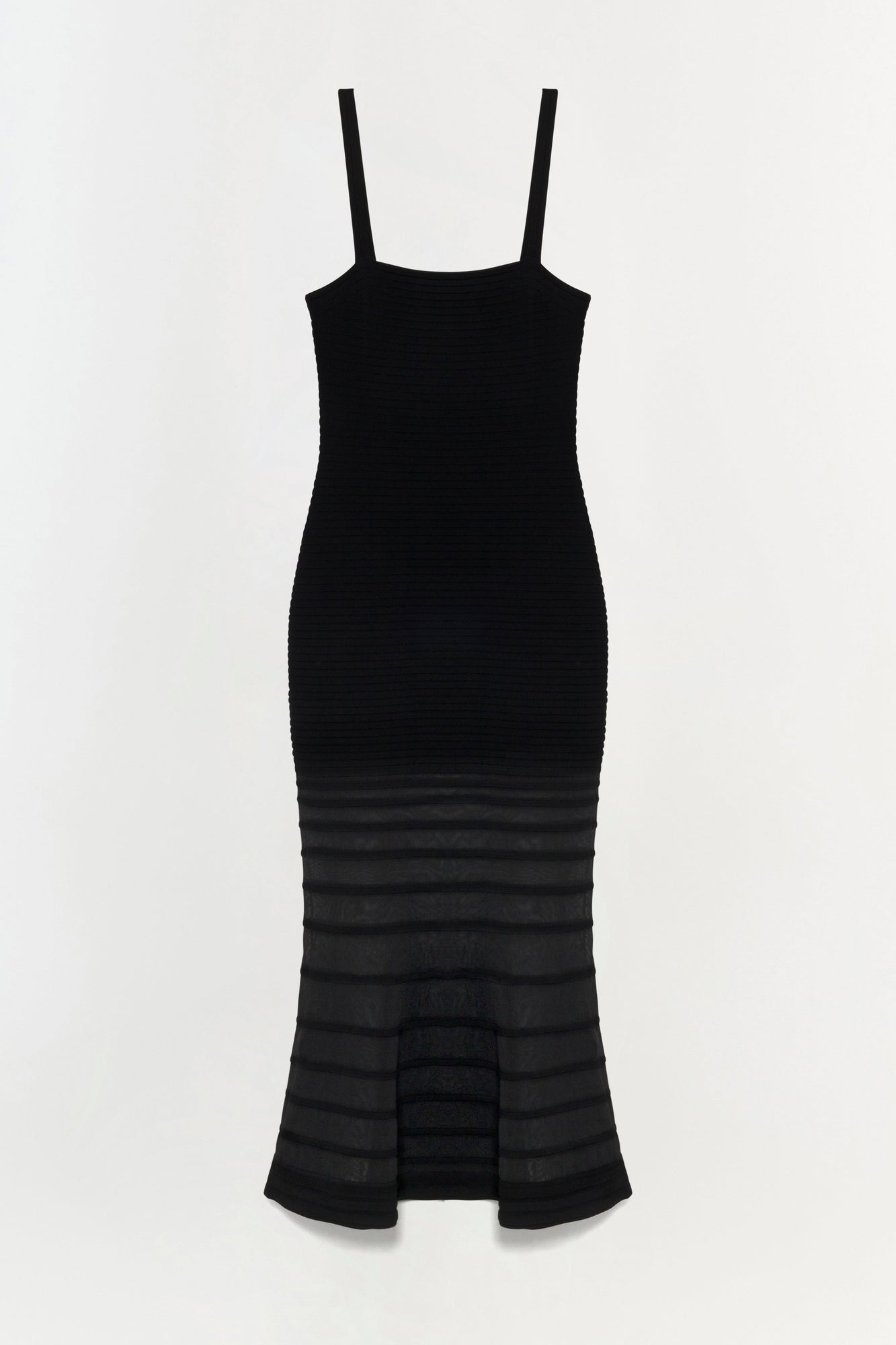 Womens | Vallarie Knit Midi Dress | Black
