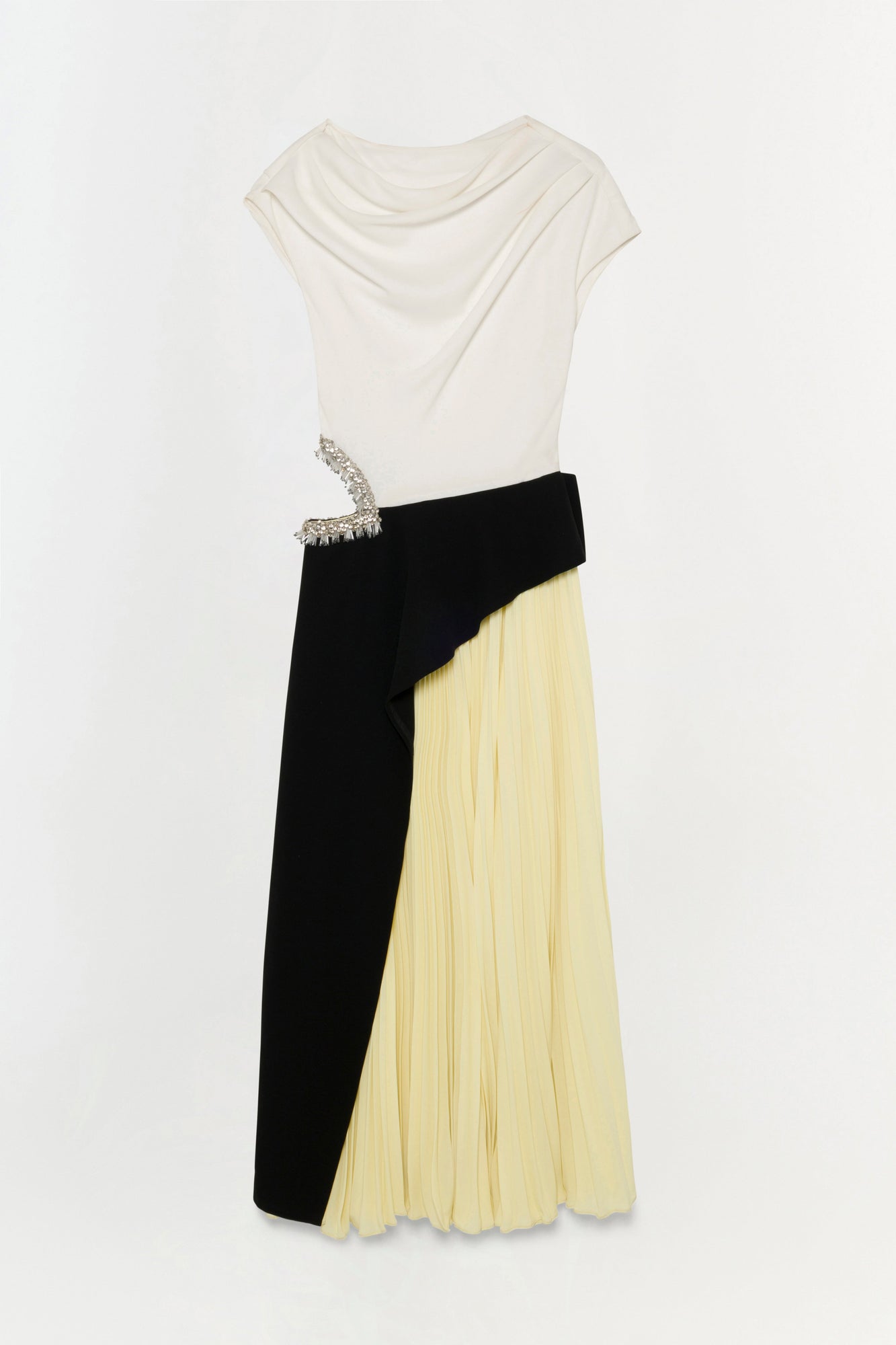 Womens | Andromeda Embellished Midi Dress | Sunglow Multi