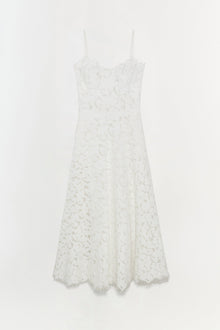 Womens | Julia Lace Midi Dress | Ivory