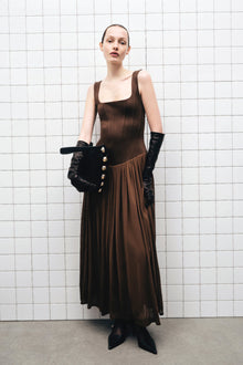 Womens | Jamie Jersey Midi Dress | Cocoa