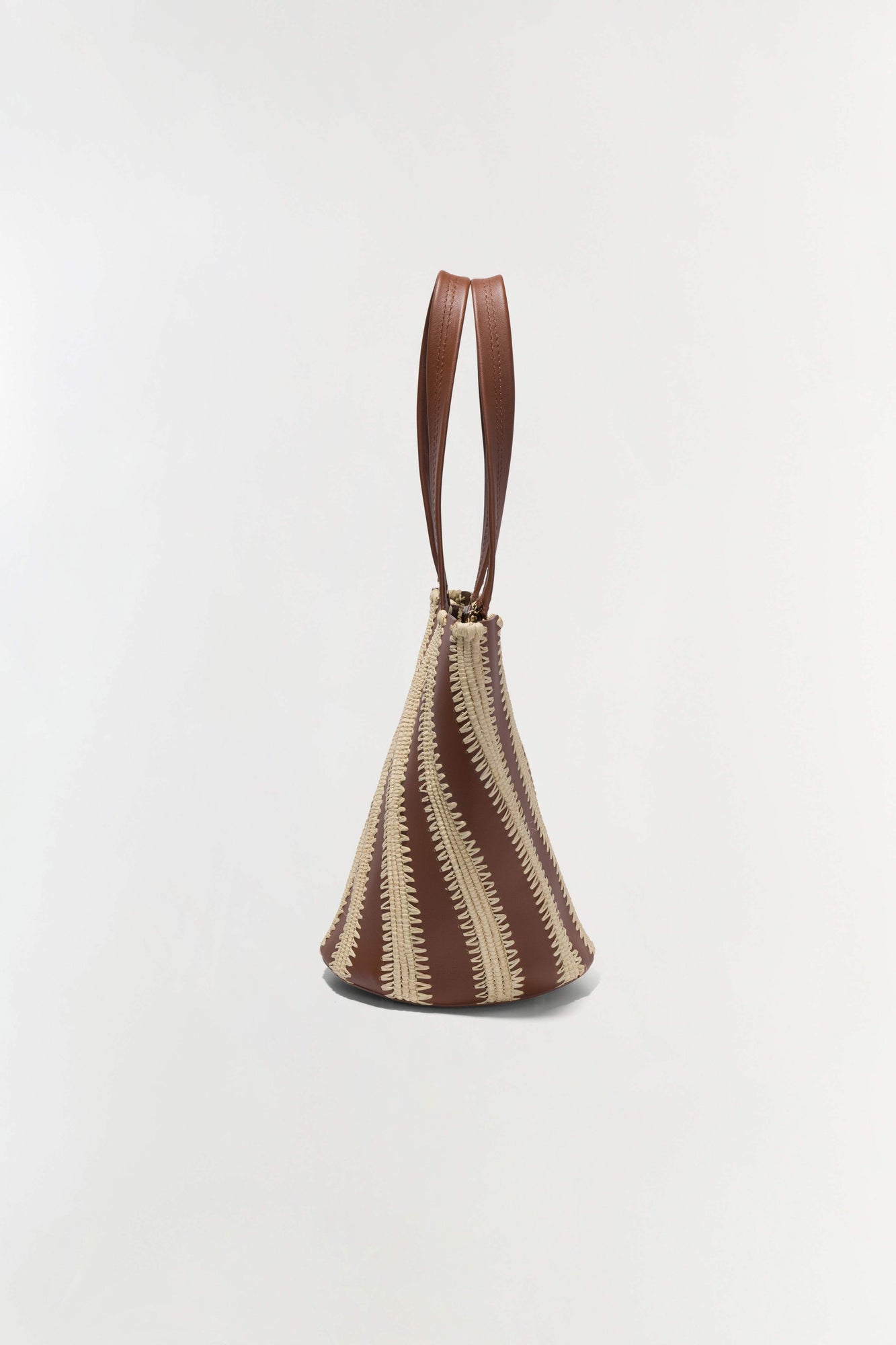 Womens | Talia Contrast Bucket Bag | Sable