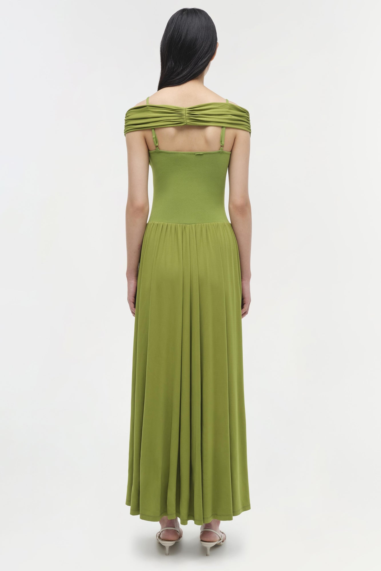 Womens | Amarantha Jersey Midi Dress | Kiwi