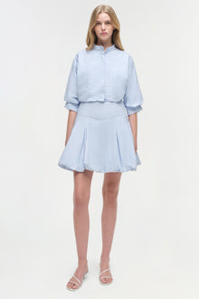 Womens | Effie Cotton Mini Dress | French Blue