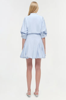 Womens | Effie Cotton Mini Dress | French Blue
