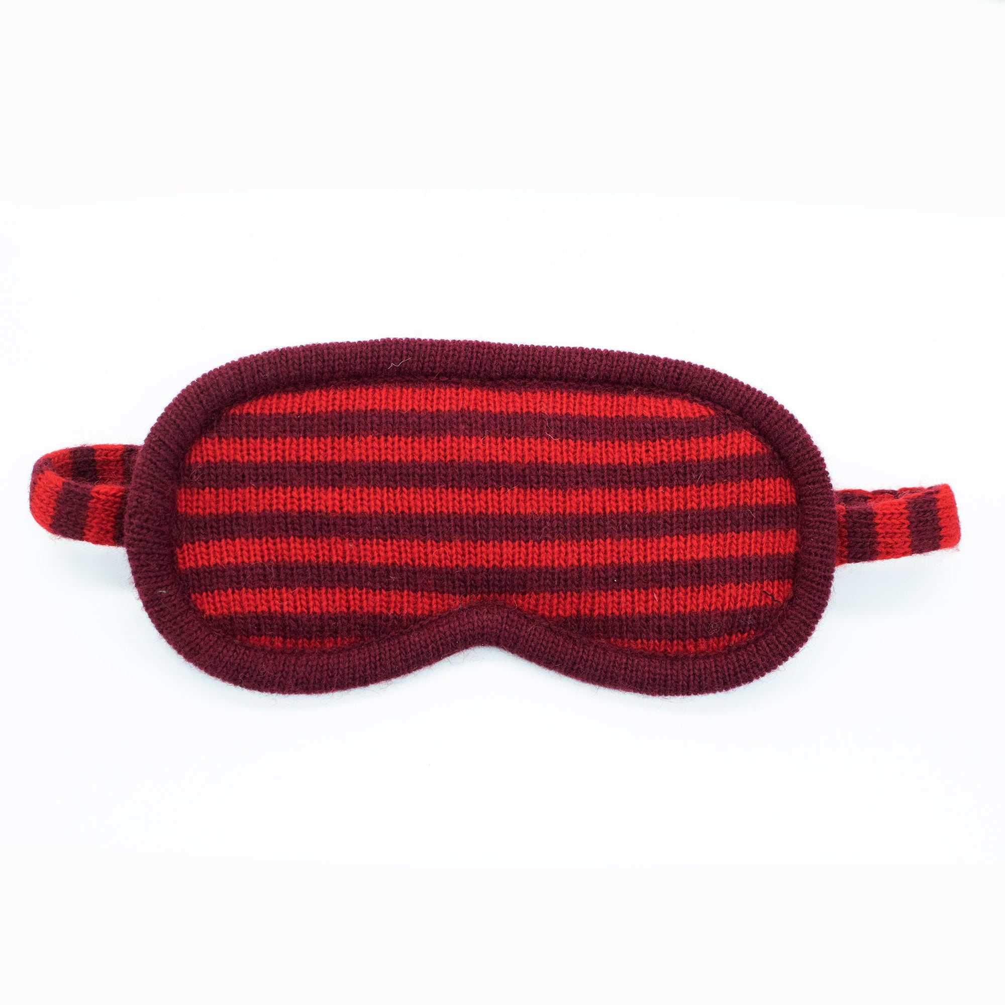 Eyemask In Striped Design | Red