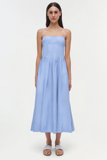 Womens | Kittiya Dress | Harbor Blue Stripe