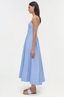 Womens | Kittiya Dress | Harbor Blue Stripe