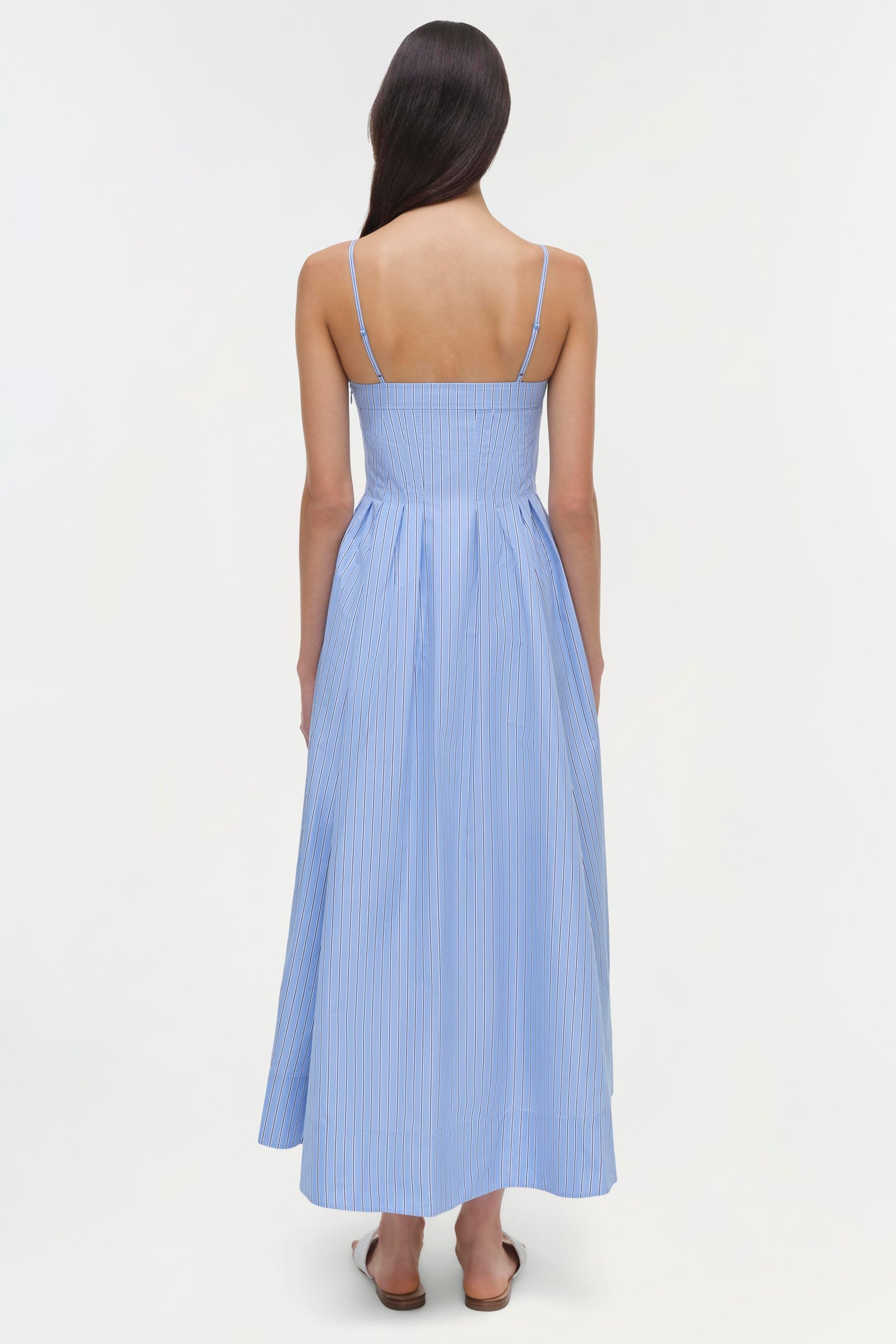 Womens | Kittiya Dress | Harbor Blue Stripe