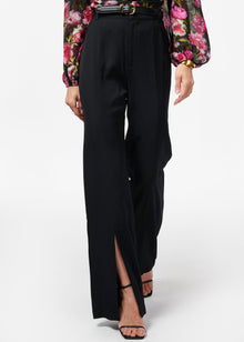 Amelie Twill Pant | Black