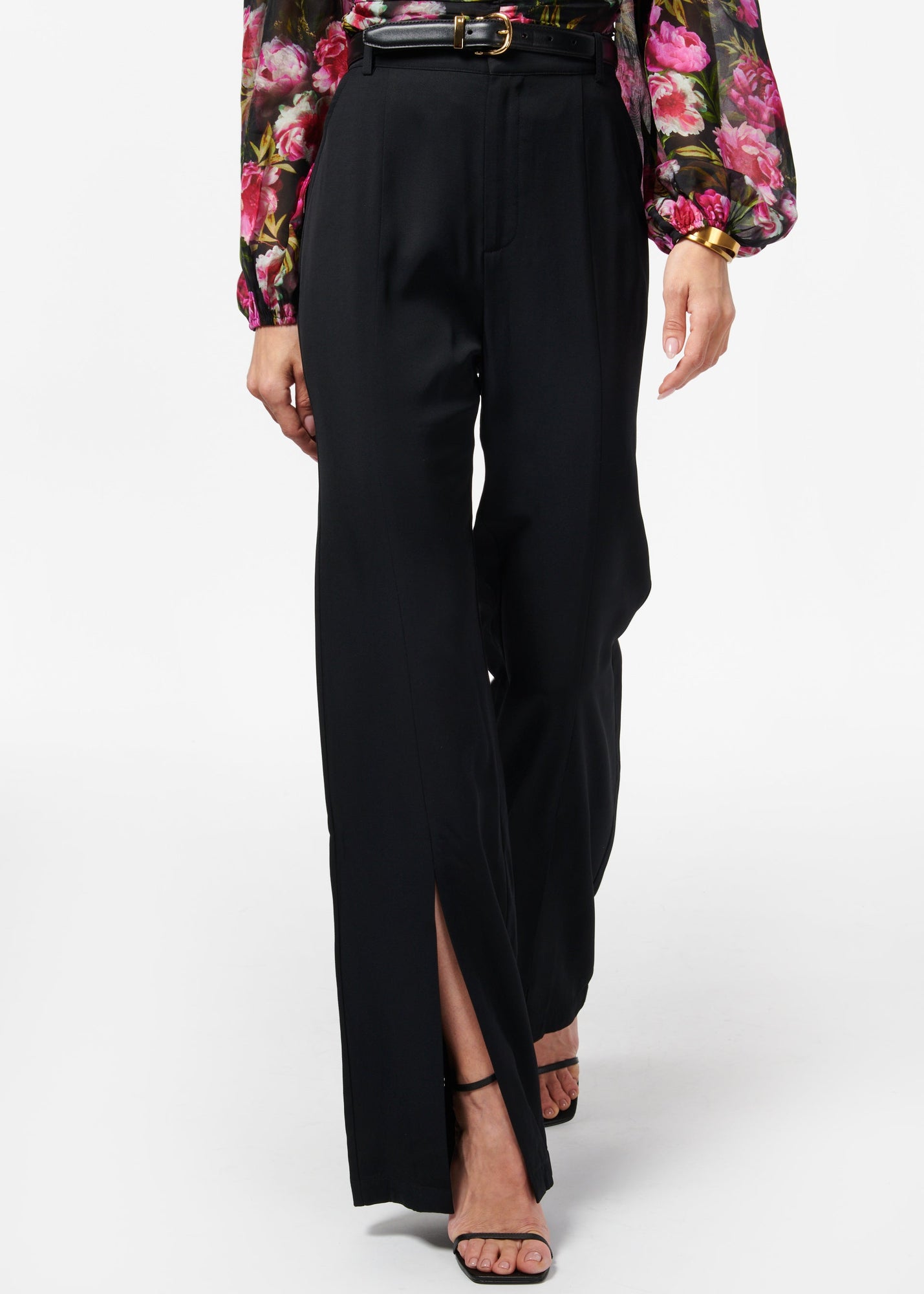 Amelie Twill Pant | Black