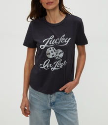 Lucky in Love Graphic Tee | Oxide
