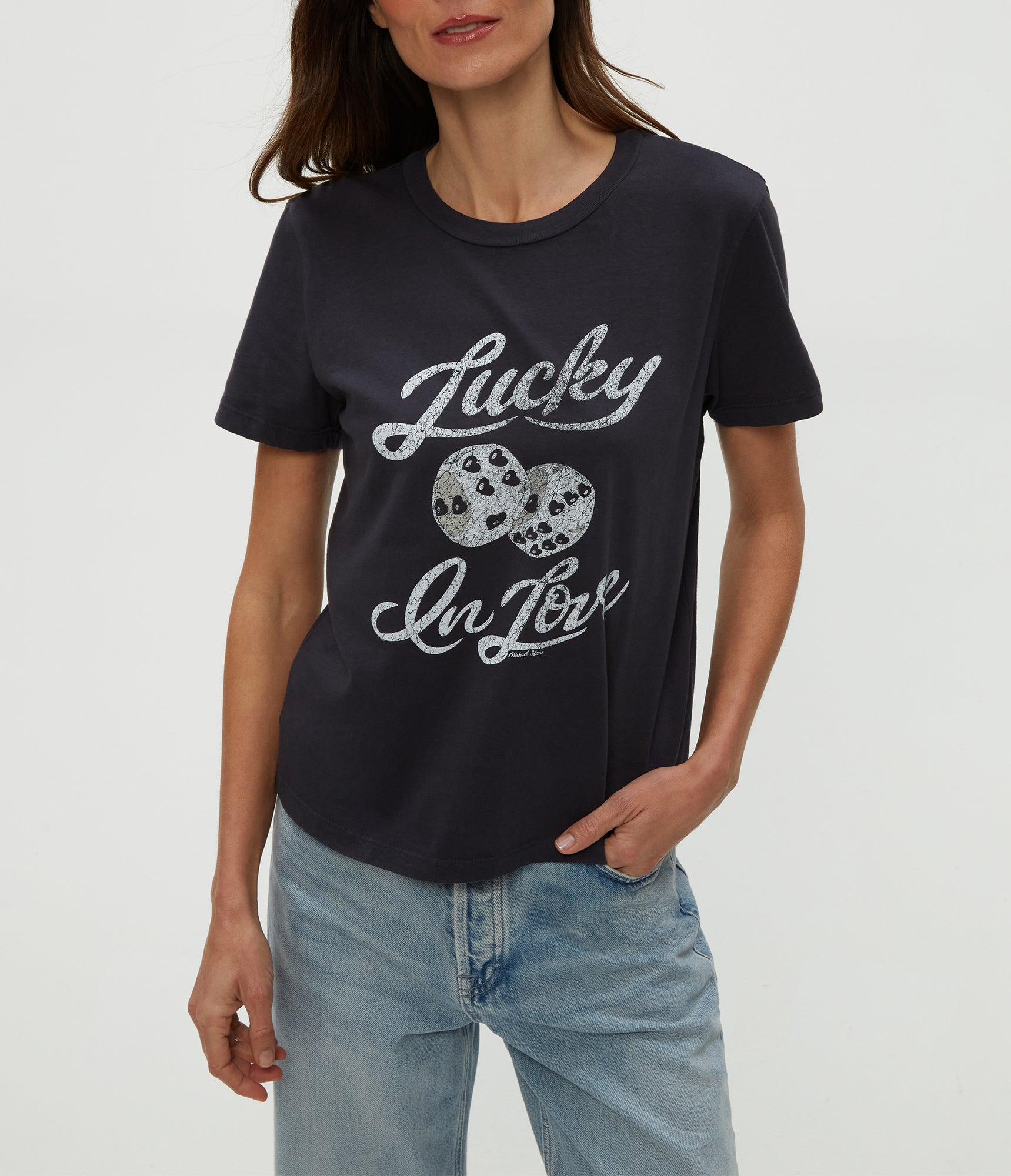 Lucky in Love Graphic Tee | Oxide