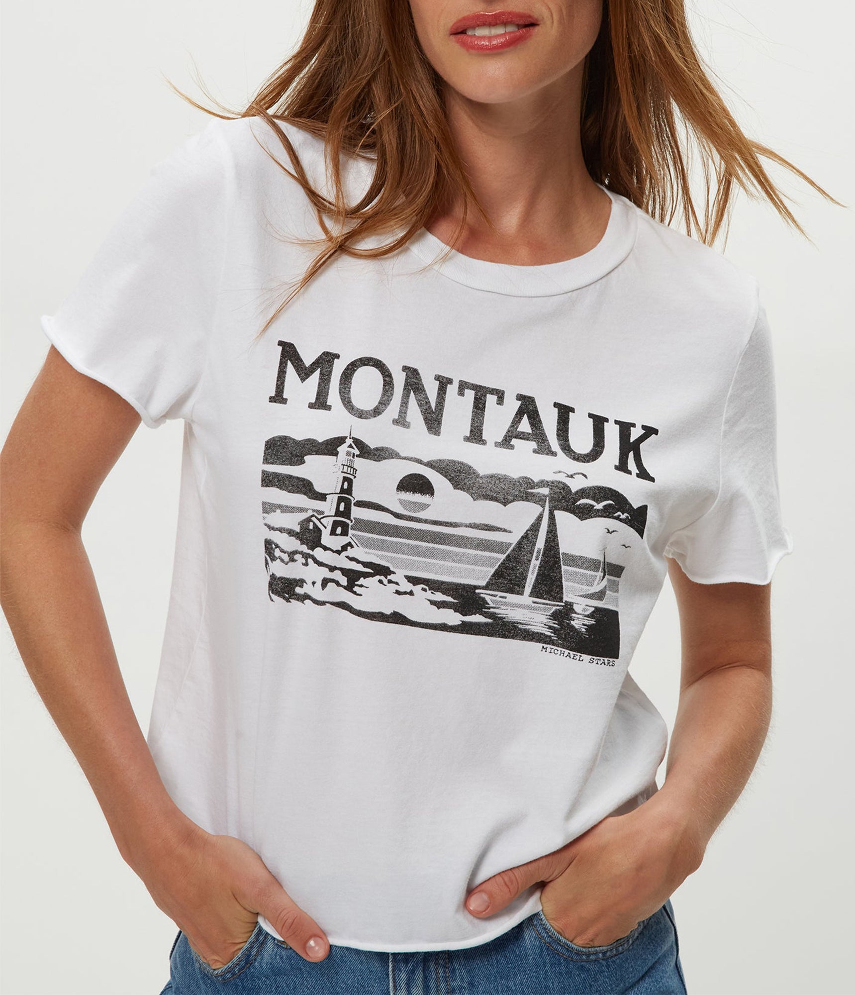 Montauk Tee | White