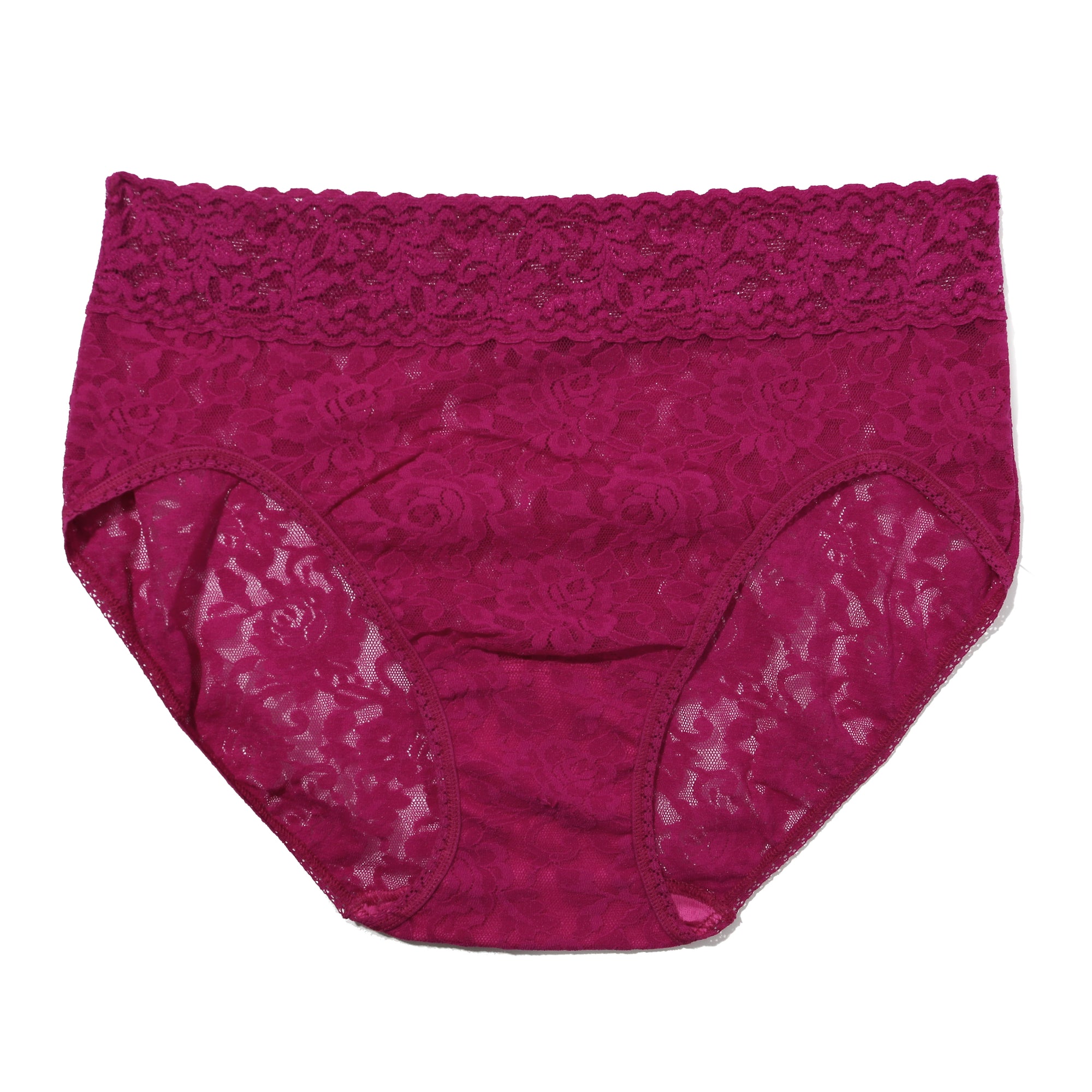 Signature Lace French Brief | From The Vine (Red)