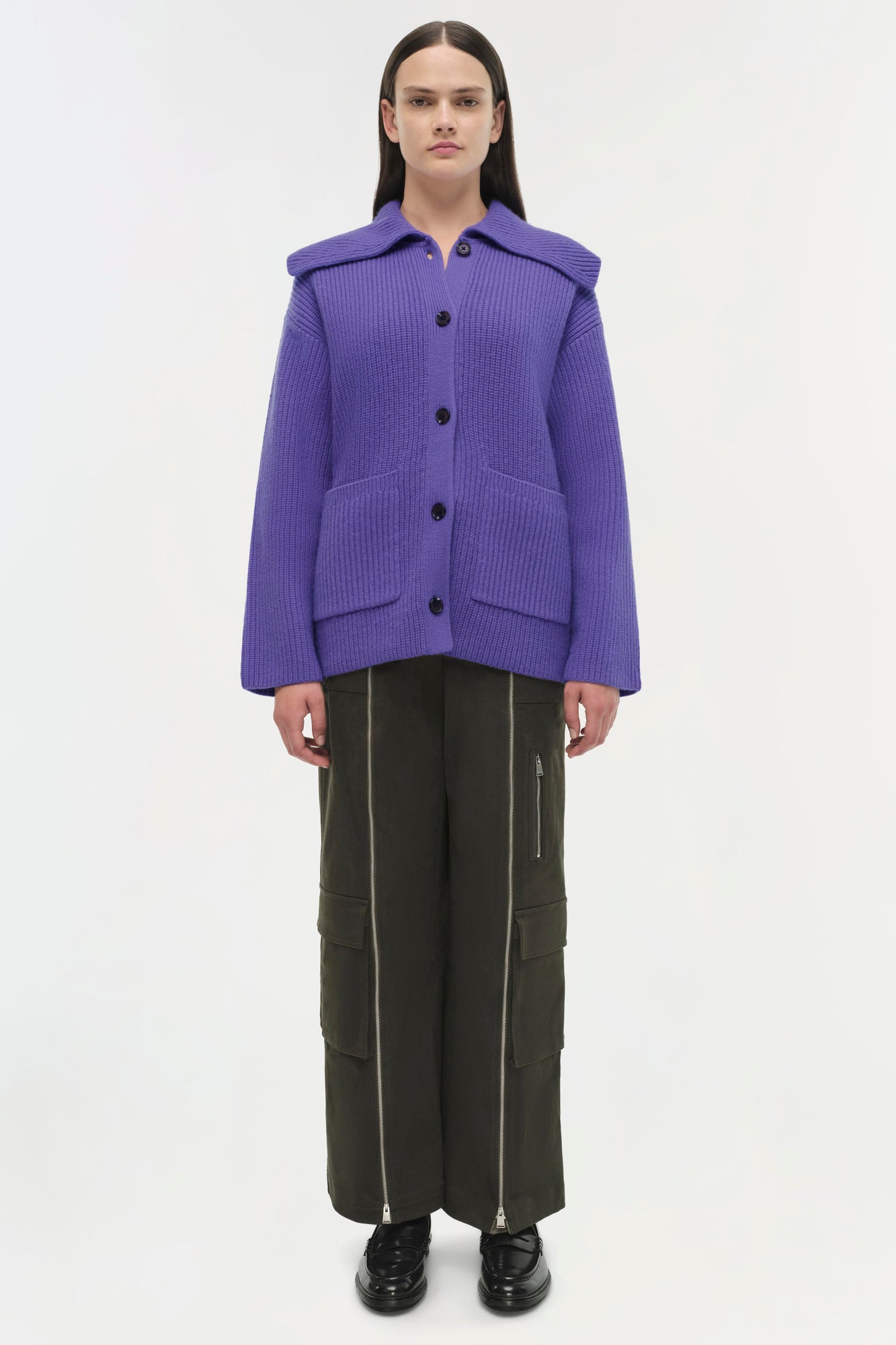Womens | Hollie Cardigan | Ultraviolet