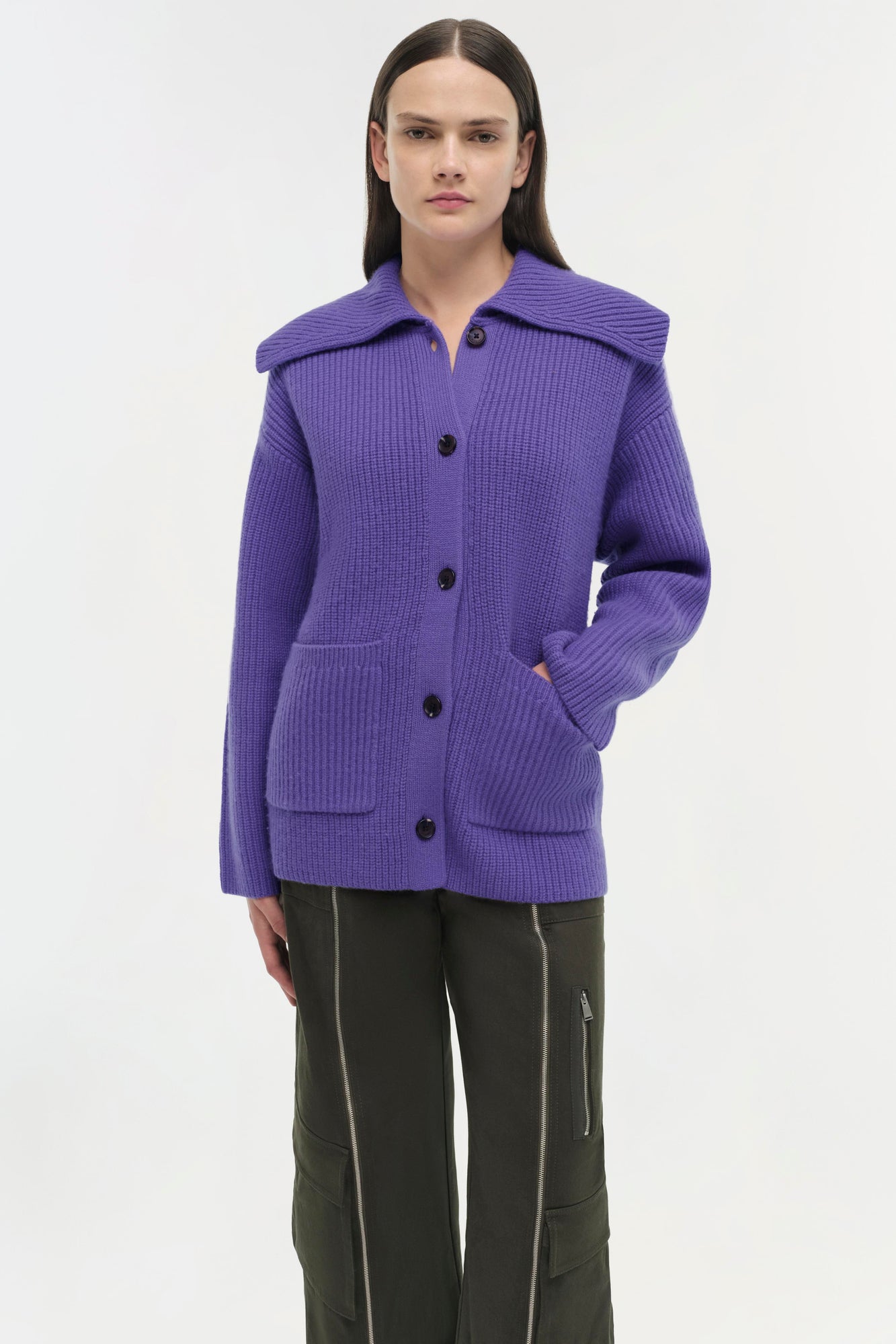 Womens | Hollie Cardigan | Ultraviolet