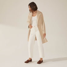 Womens | Risa Cashmere-Wool Button Down Coat | Beige