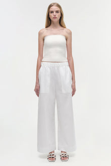 Womens | Nicole Strapless Compact Knit Top | Ivory