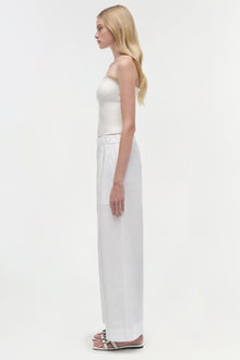 Womens | Nicole Strapless Compact Knit Top | Ivory