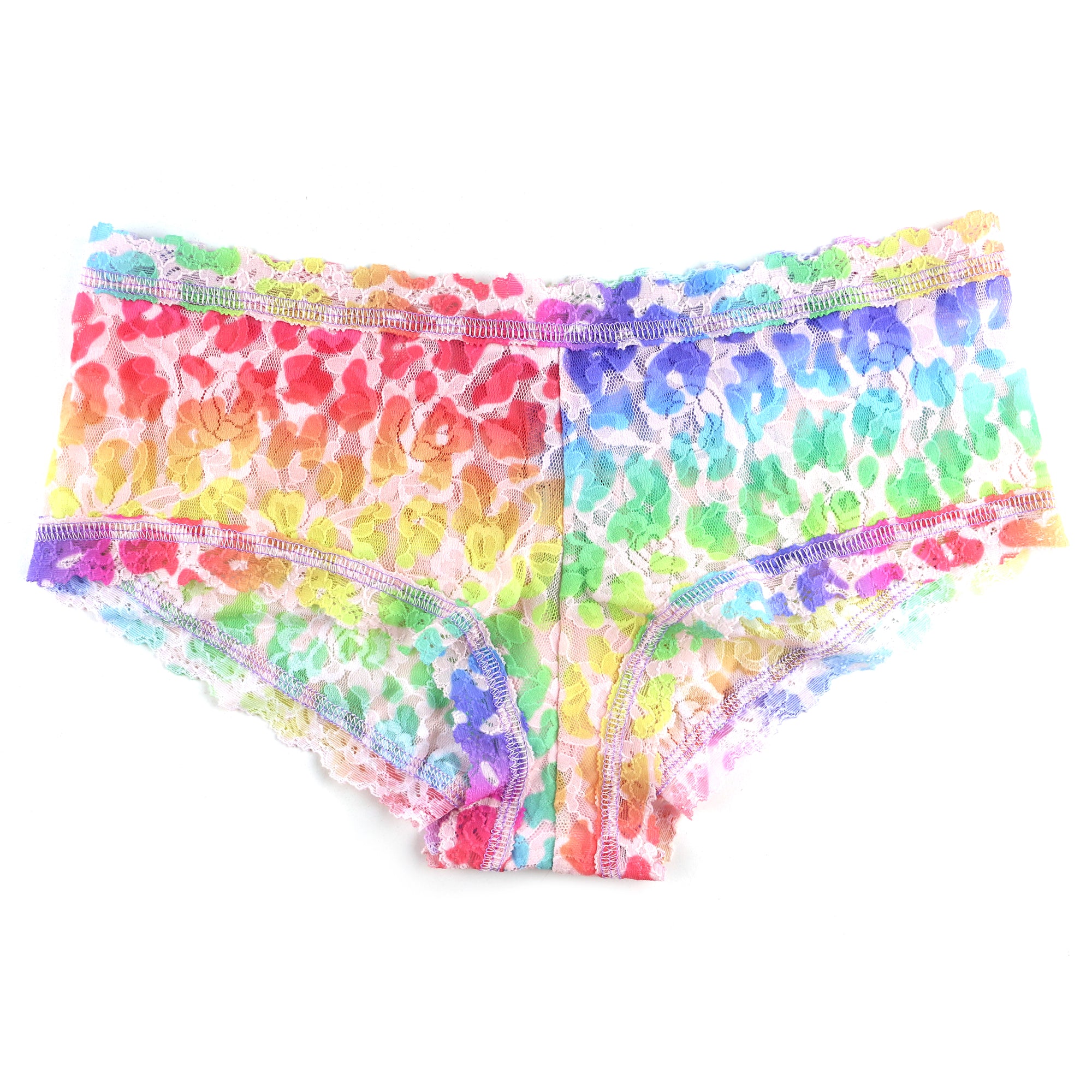 Signature Lace Boyshort | Pride Leopard