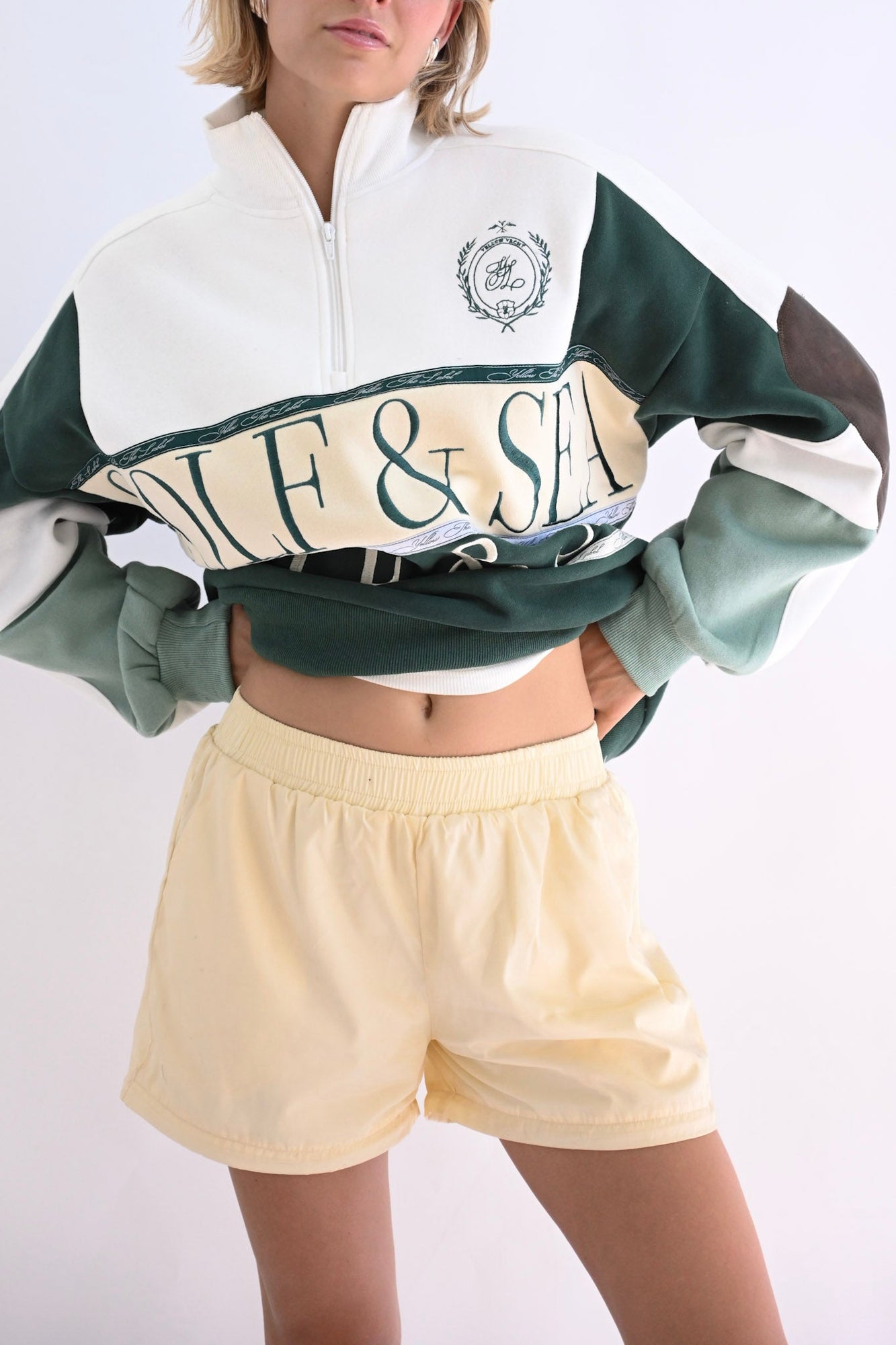 Vince Zip-Off Pants | Butter Yellow