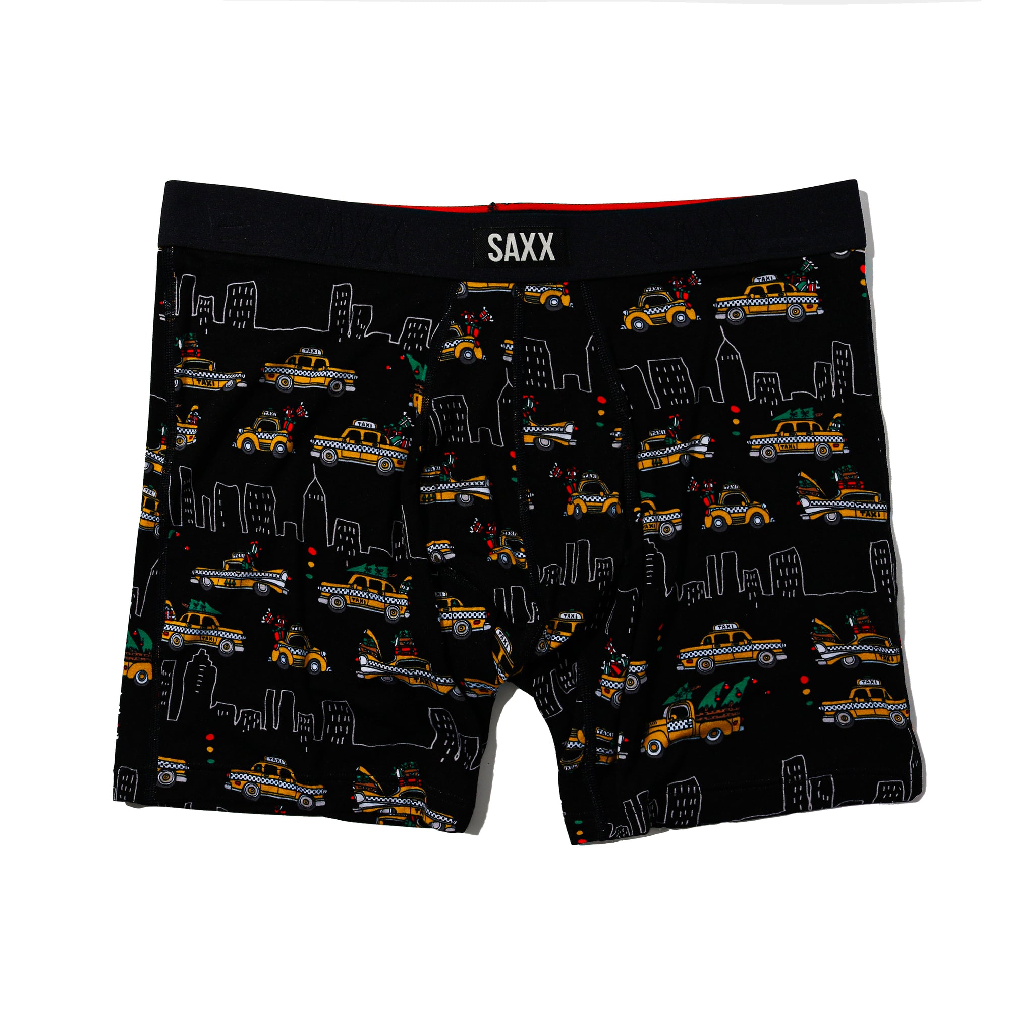 Signature Lace Original Rise Thong & Saxx Boxer Brief | Hail The Holidays | Black