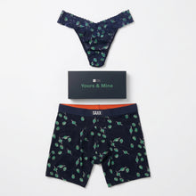 Signature Lace Original Rise Thong & Saxx Boxer Brief | Olive You - Maritime