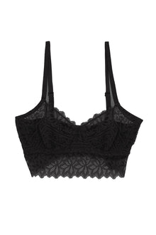 Orient Underwire Balcony Cup Bra | Black