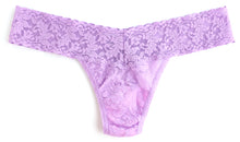 Signature Lace Low Rise Thong | Lavender Sachet Purple