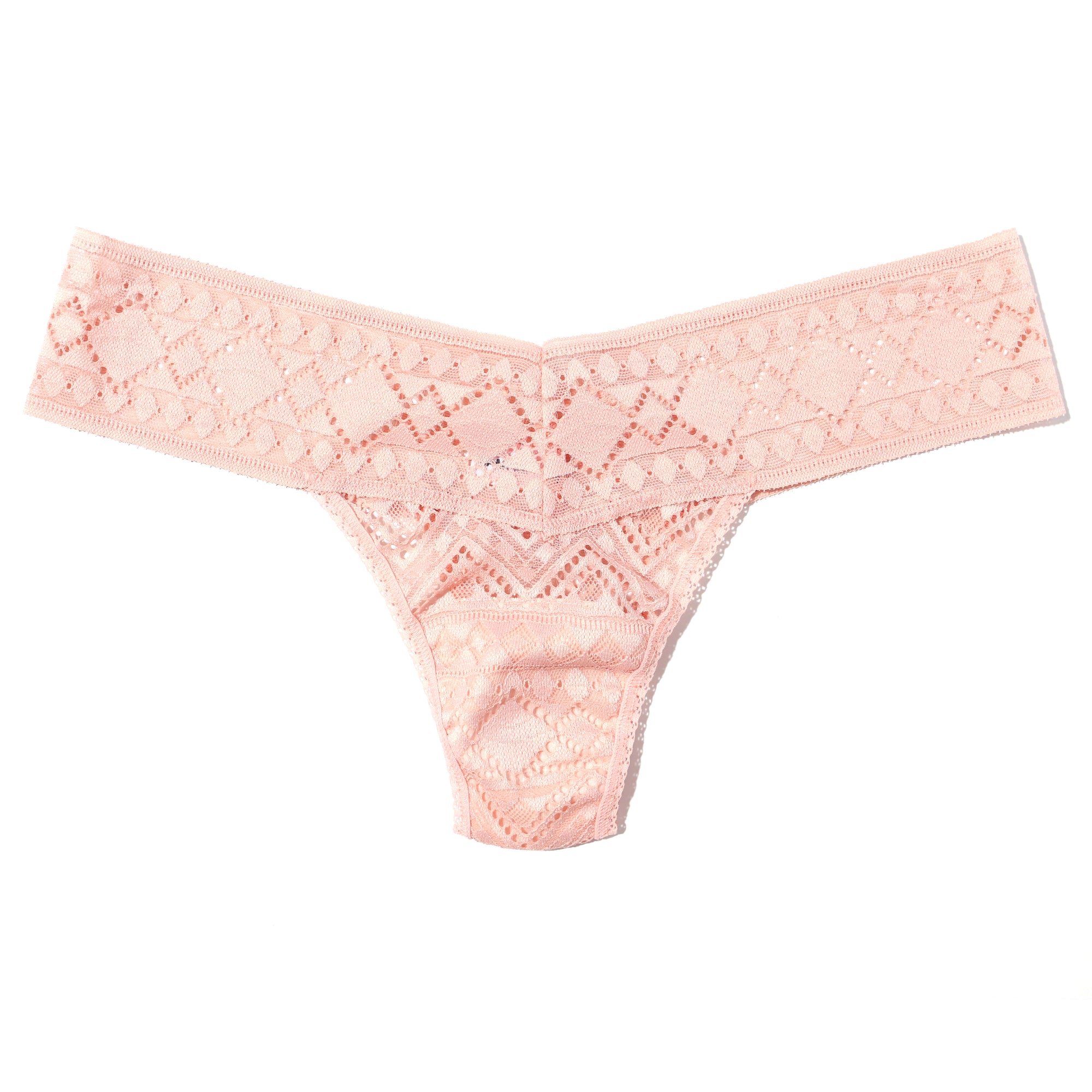 Gem Lace Low Rise Thong | Sweet Chamomile