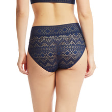 Gem Lace French Brief | Hummingbird Blue