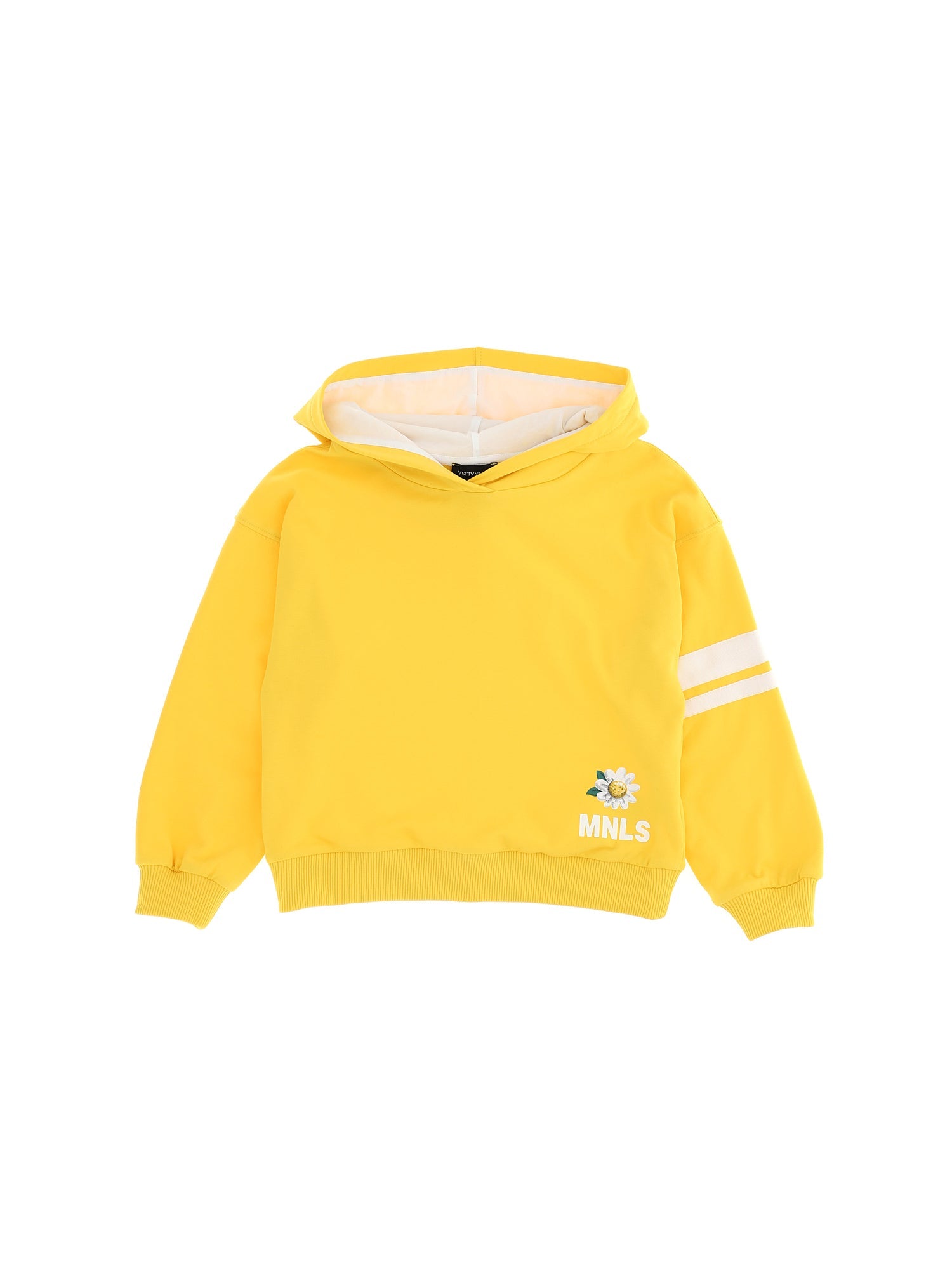 Girls | Two-Tone Cropped Sweatshirt | Dark Yellow