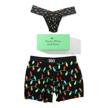 Sinature Lace Low Rise Thong & Saxx Boxer Brief | Getta Watt (Black)