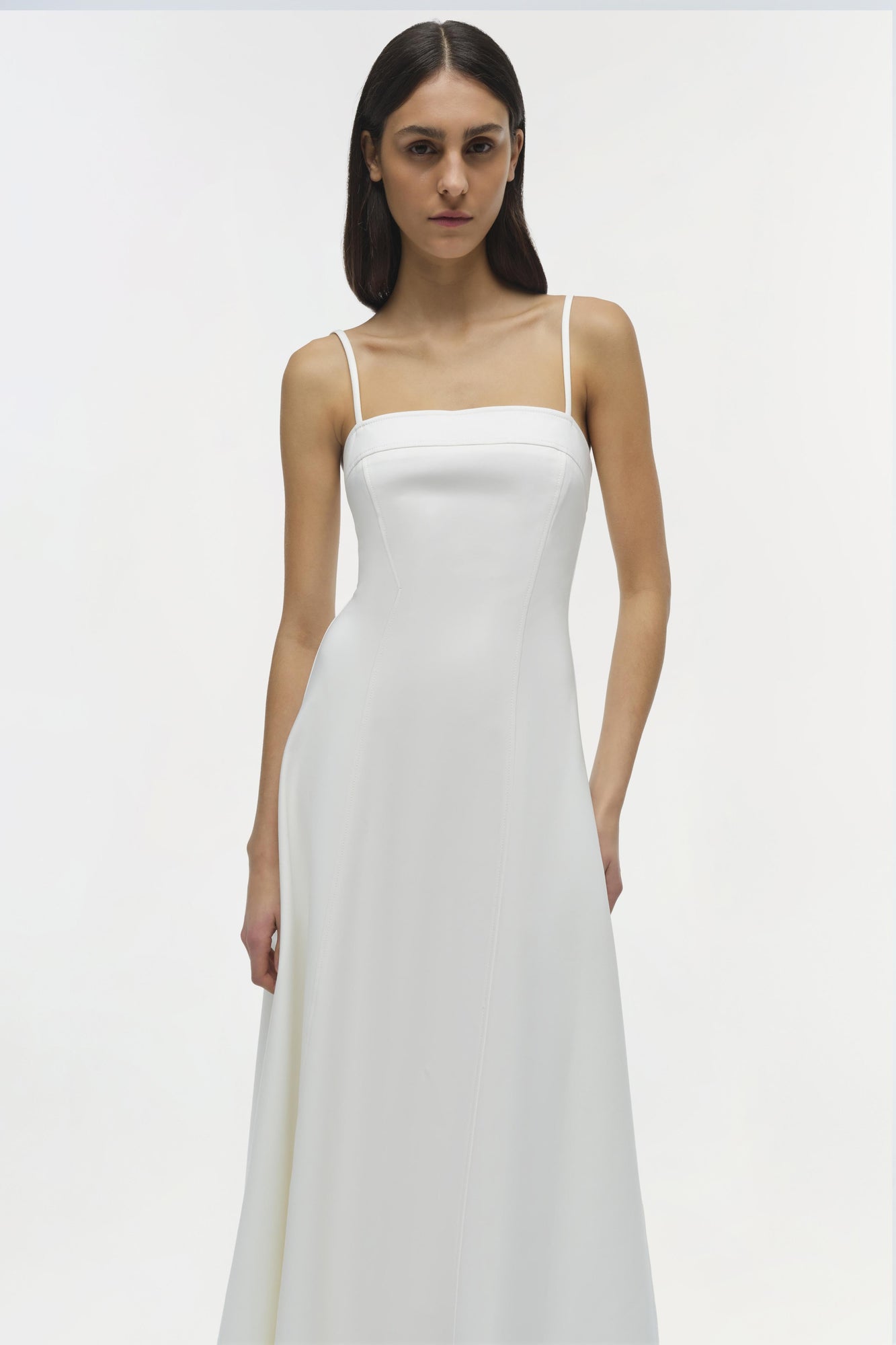 Womens | Marisol Cotton Midi Dress | White